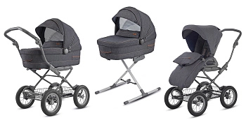 Коляска 2 в 1 Inglesina Sofia Ergobike Slate (Village Denim)