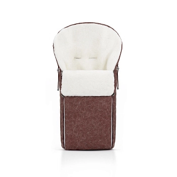 Конверт в коляску Beatrice Bambini Fiori (экокожа) (Brown)