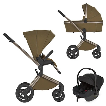 Коляска 3 в 1 ANEX Flo с адаптерами ((fl-04) Astra)