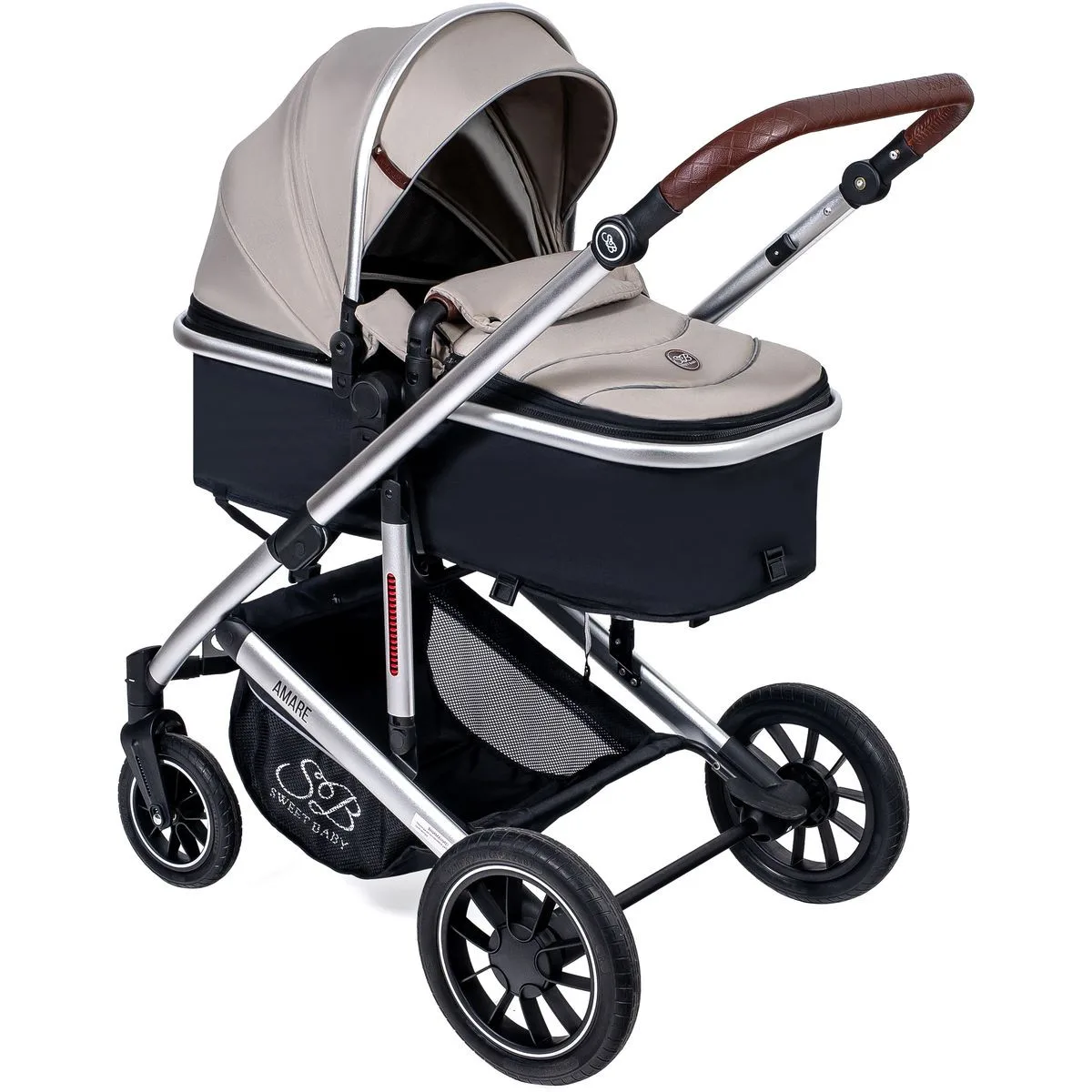 Детская коляска Sweet Baby Amare 3 в 1 Beige 60mafaahl0e0czg00yoagjgprghnsoor