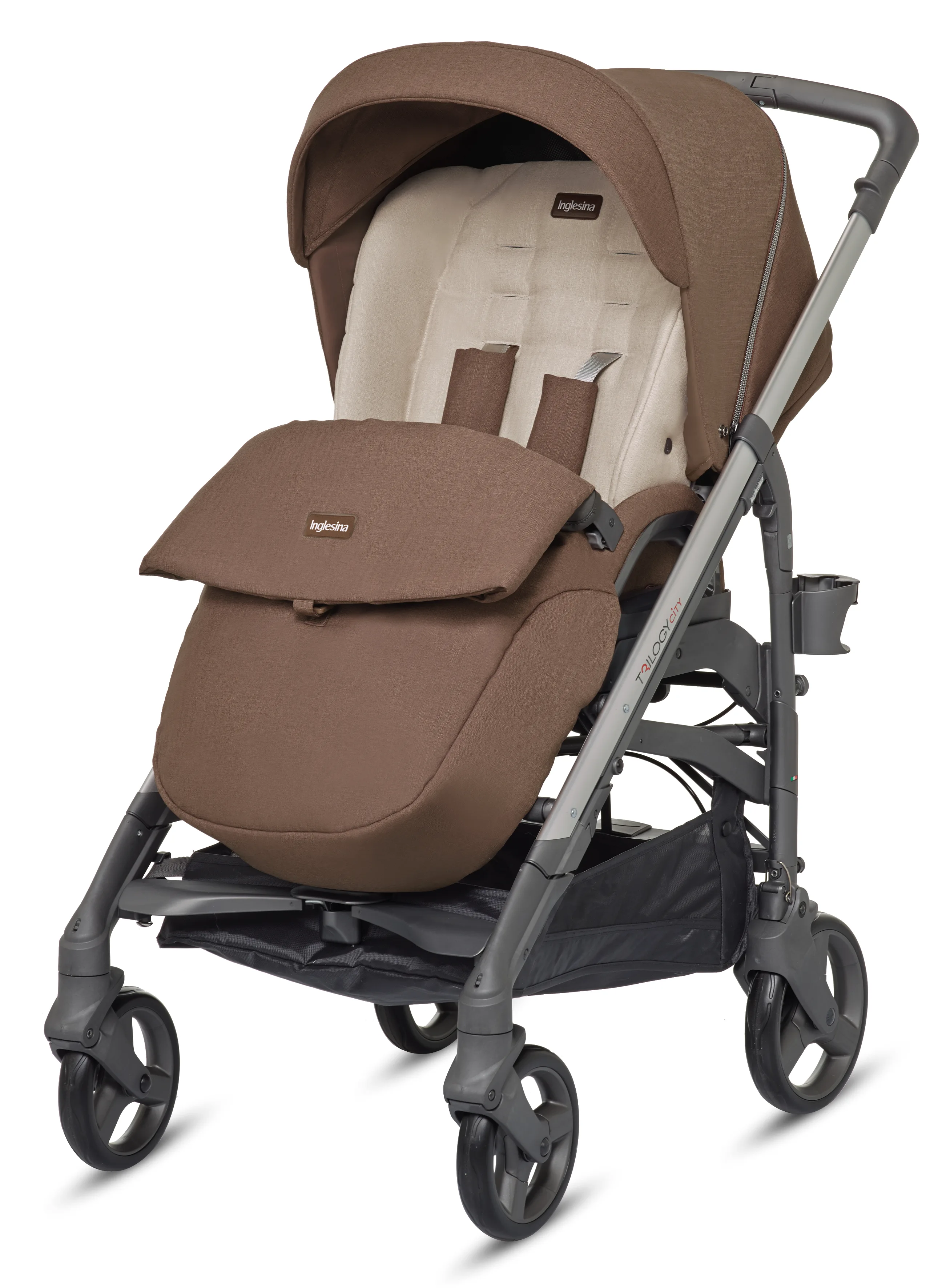 Коляска-трость Inglesina Trilogy COFFEE CREAM (серое шасси) 5ed1a0e899e7f6f9fa3f672acdf627d0