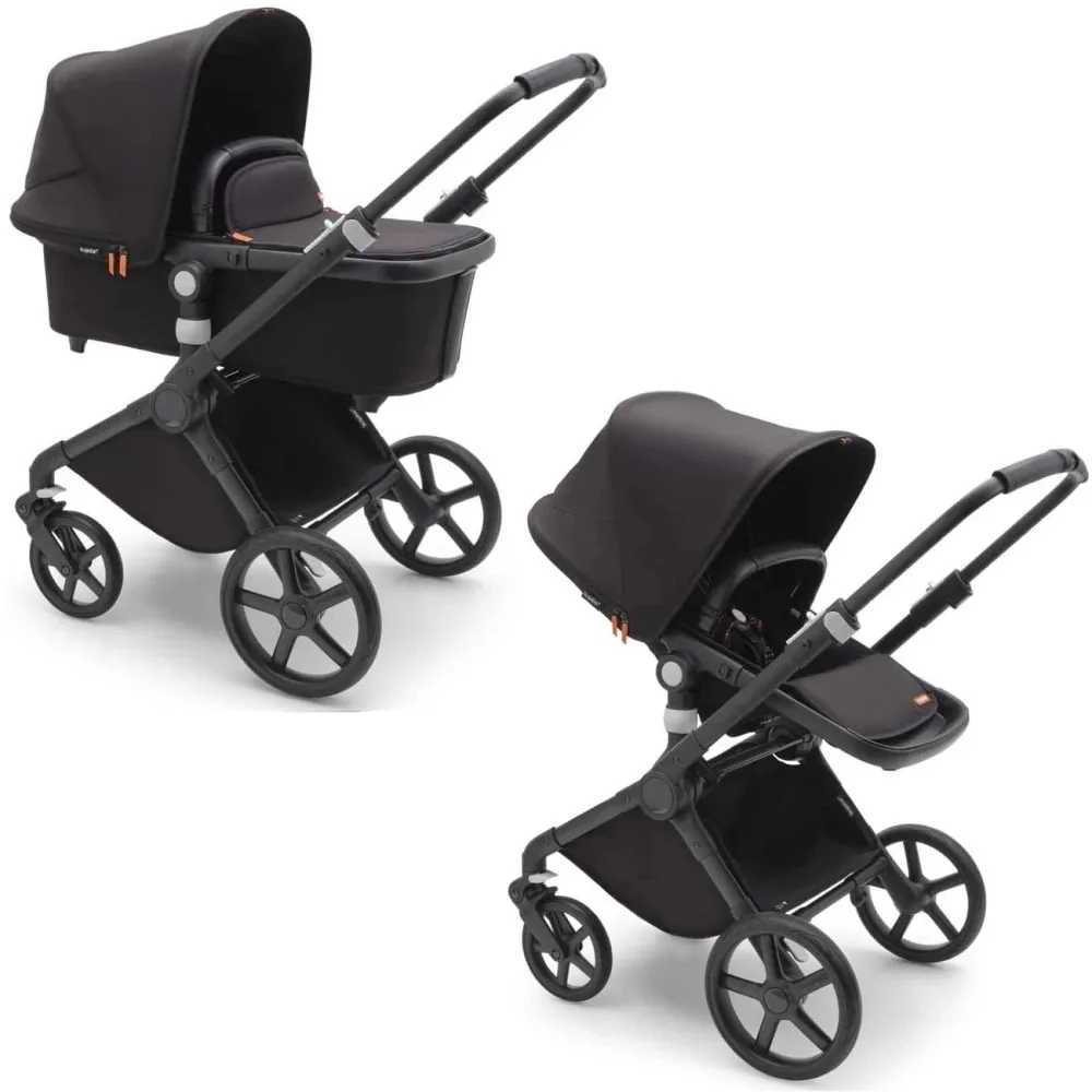 Коляска 2 в 1 Bugaboo Fox Cub Complete  (BLACK/MIDNIGHT BLACK-MIDNIGHT BLACK)