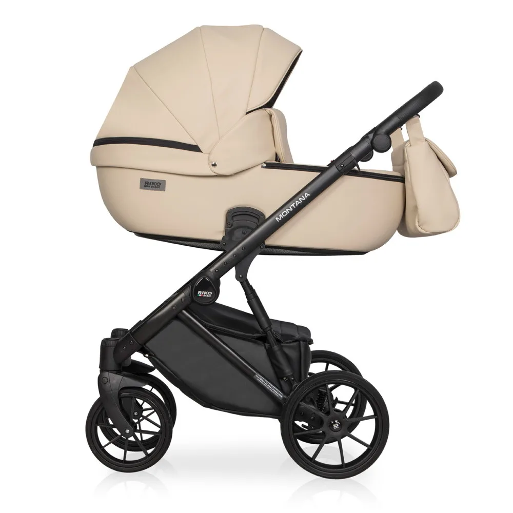 Коляска 3 в 1 RIKO BASIC MONTANA ECCO 15 Ivory beige (бежевый) drtt6lyynj6uc90xd0czml7y7vfut7ly