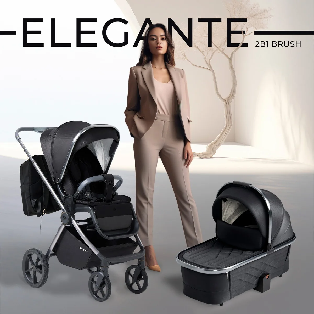 Коляска 2 в 1 Sweet Baby Elegante BRD Black 2r1forh56ym6ovx7yo6j3wtifxhnfs0h