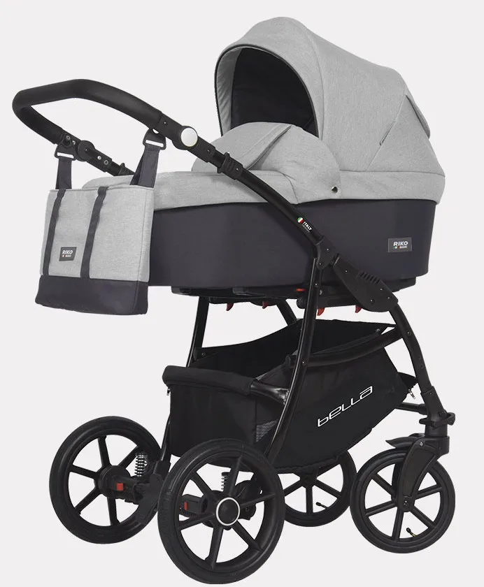 Детская коляска Riko Basic Bella 2 в 1 01 серый-графит 524hde20vigltbdvz2kbxwpdqvrrz6fs