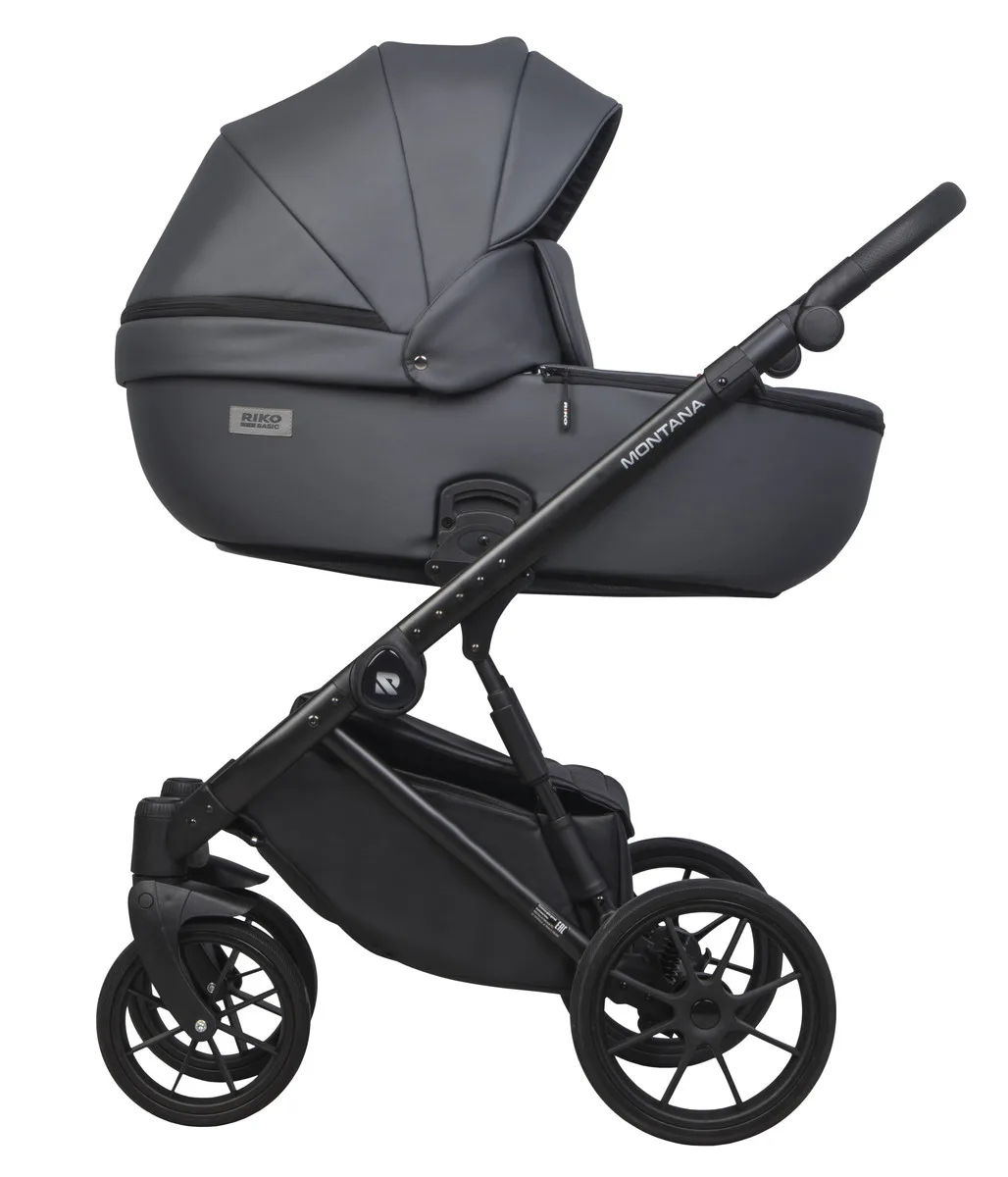 Коляска 3 в 1 RIKO BASIC MONTANA ECCO 24 Graphite (графит) ym1x6q6142xkjnpkmqeigg4fuzmd1jma