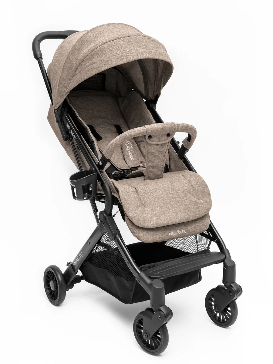 Прогулочная коляска Amarobaby Voyager Коричневый yhv2t34odzoz5udhqn36dk98gpqsksmf
