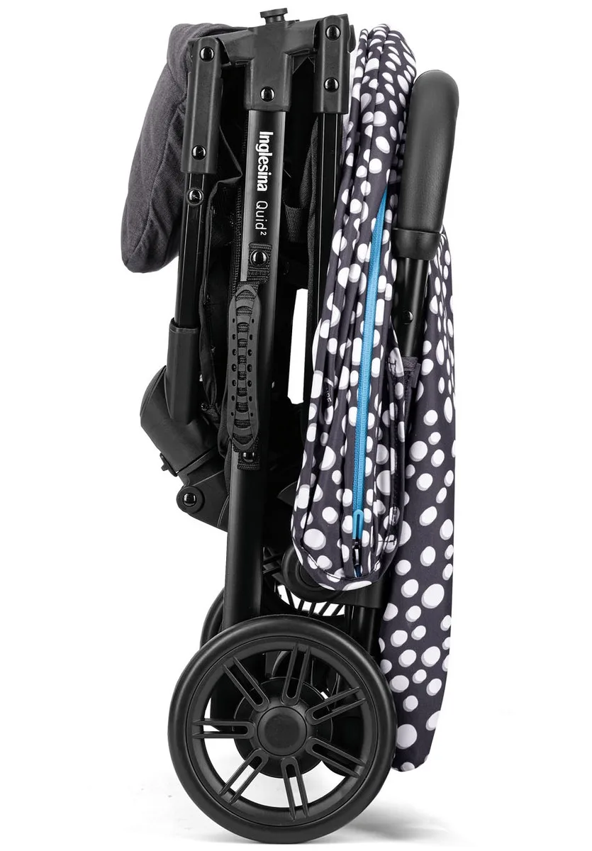 Прогулочная коляска Inglesina Quid 2 2024 Polca Dot Black b3zg121yfhk8qg5s0g6942zlt1otcgtt