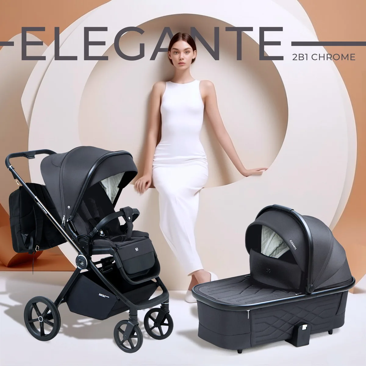 Коляска 2 в 1 Sweet Baby Elegante Chrome Grey g2hjrw0zburfn0scyqdhk8iodxv5ixiq