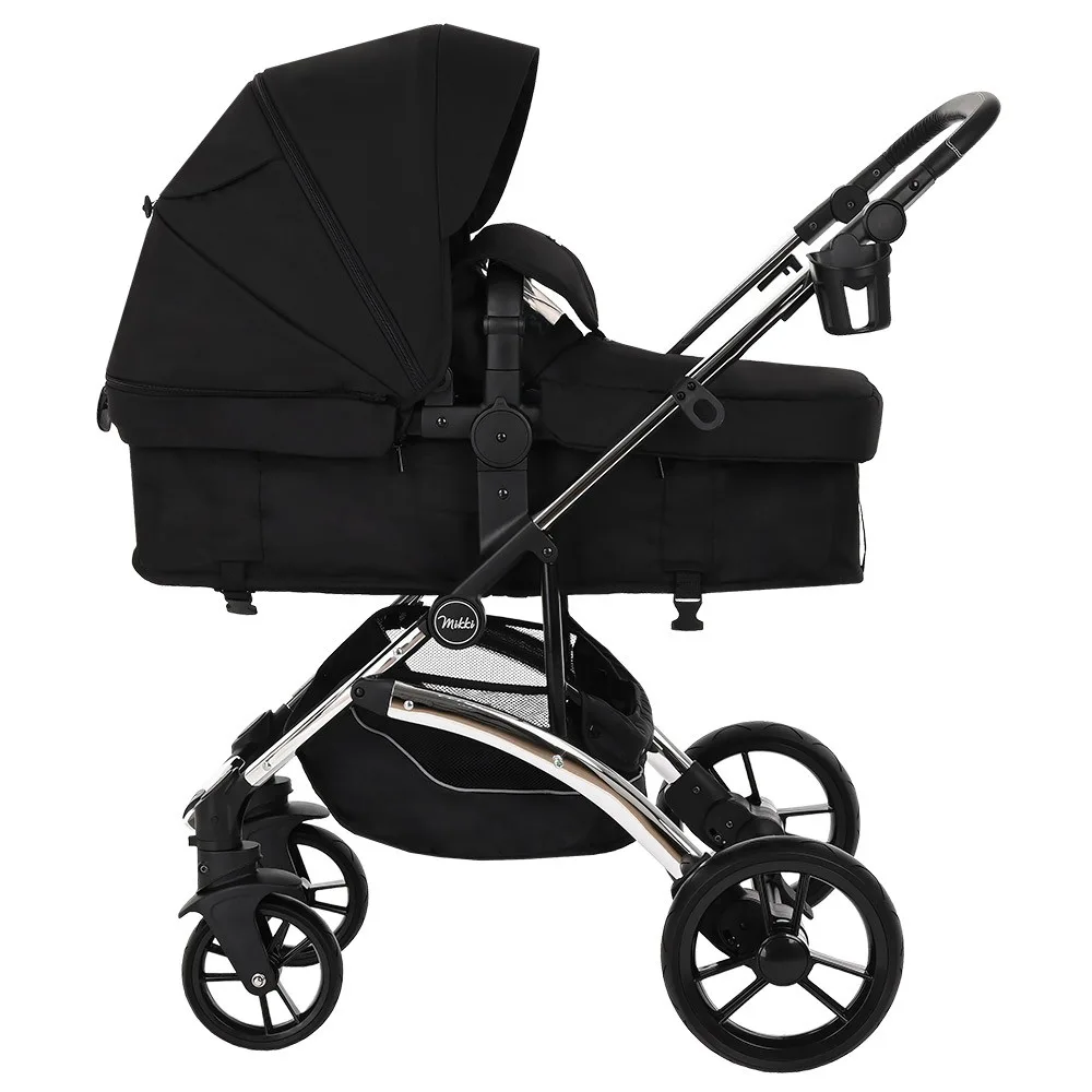 Коляска-трансформер PITUSO MIKKI Black/Chrome l3gxm182cl7jzdgjl822n0admskljcac