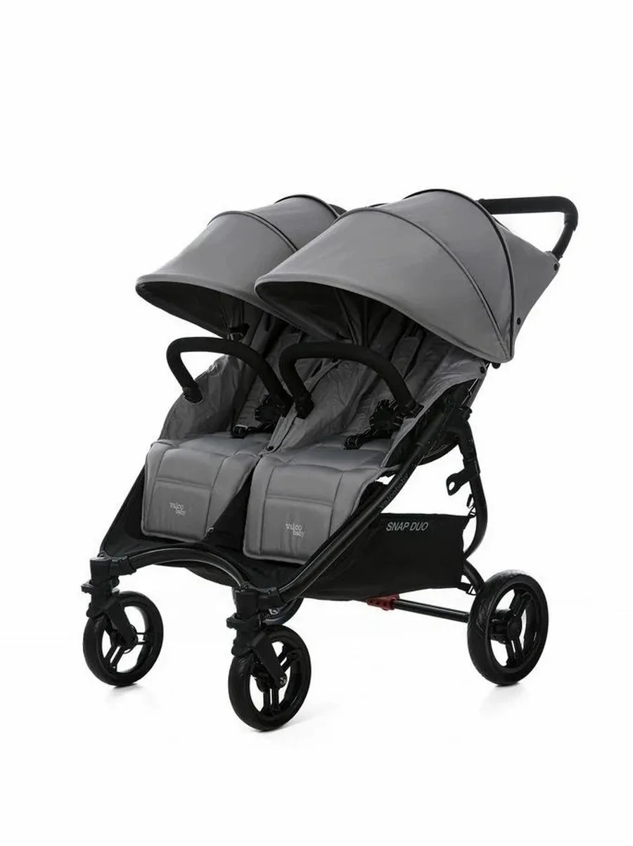 Прогулочная коляска для двойни Valco baby Snap Duo (Flatt Matt / Cool Grey)