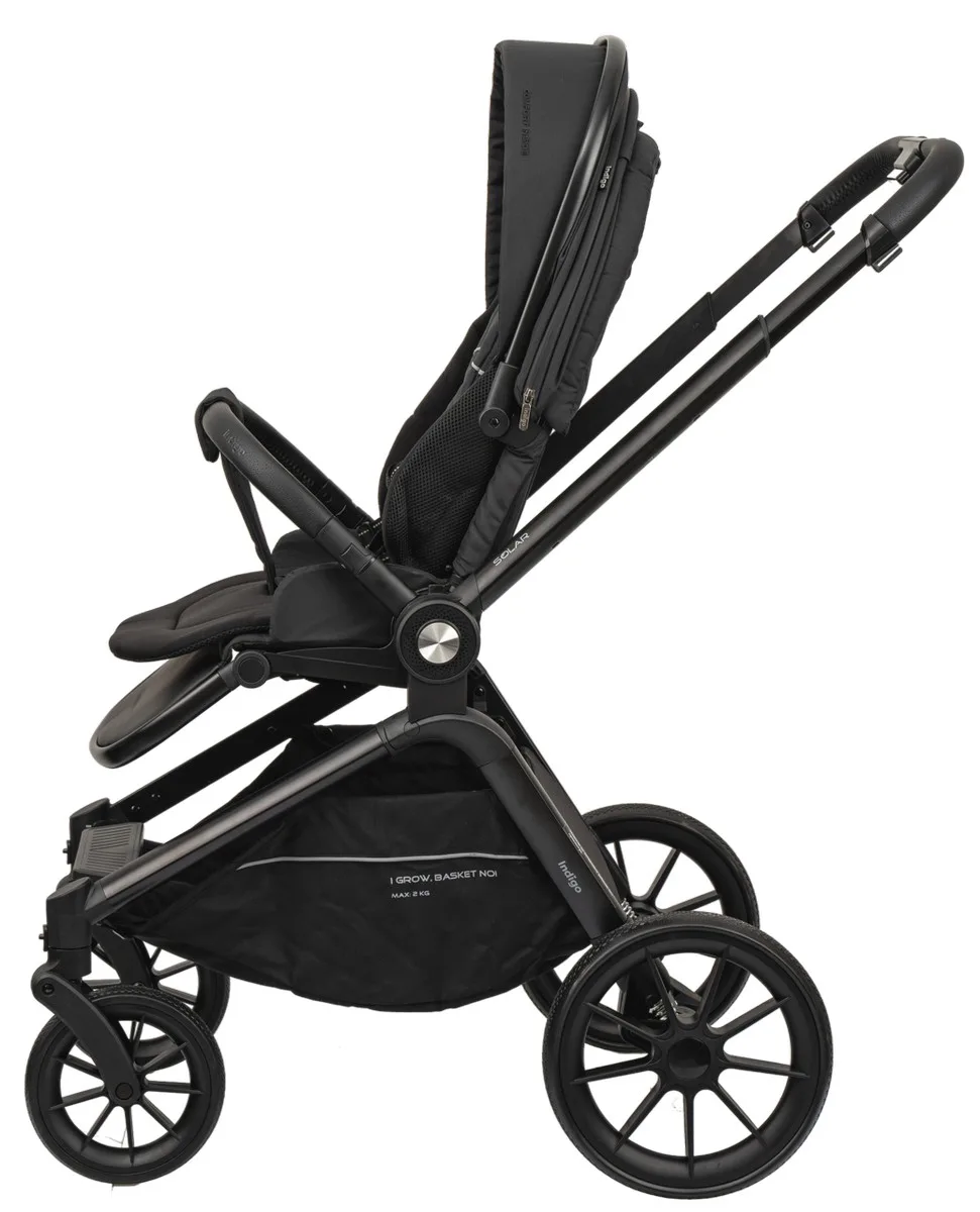 Детская коляска Indigo Solar 3 в 1 черный lz4a1mftvwrayuholeugwyt35jf45uxz