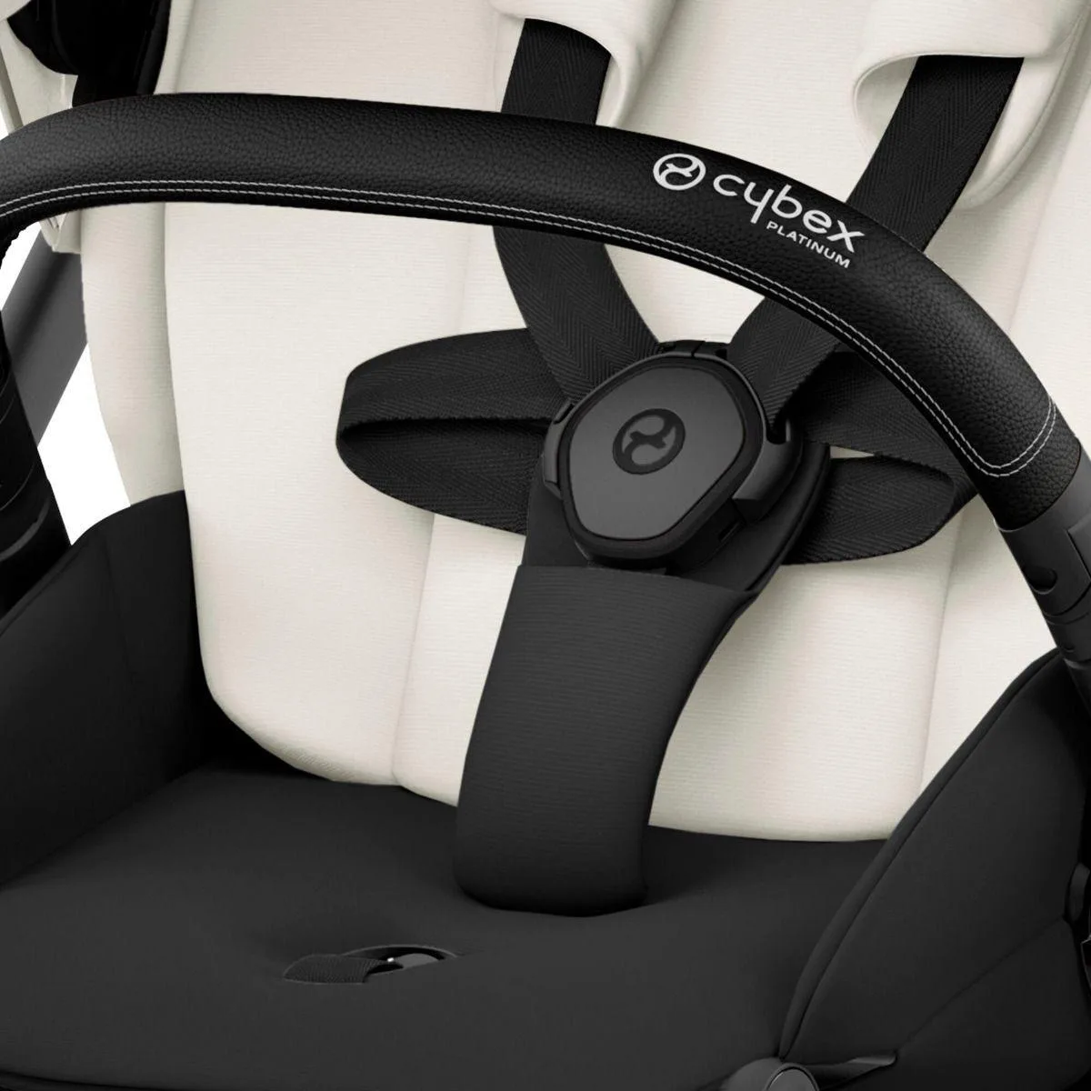 Cybex Mios V3 прогулочная коляска Off White, Matt Black  доп3
