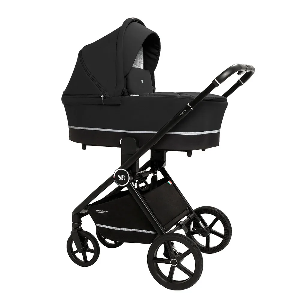 Детская коляска Sweet Baby Cupola New 2 в 1 (Moon Black)