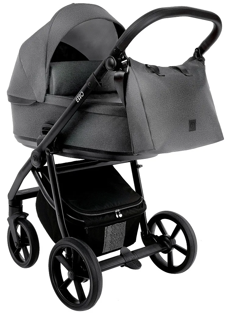 Коляска 2 в 1 Roan Esso (Grey/Black)