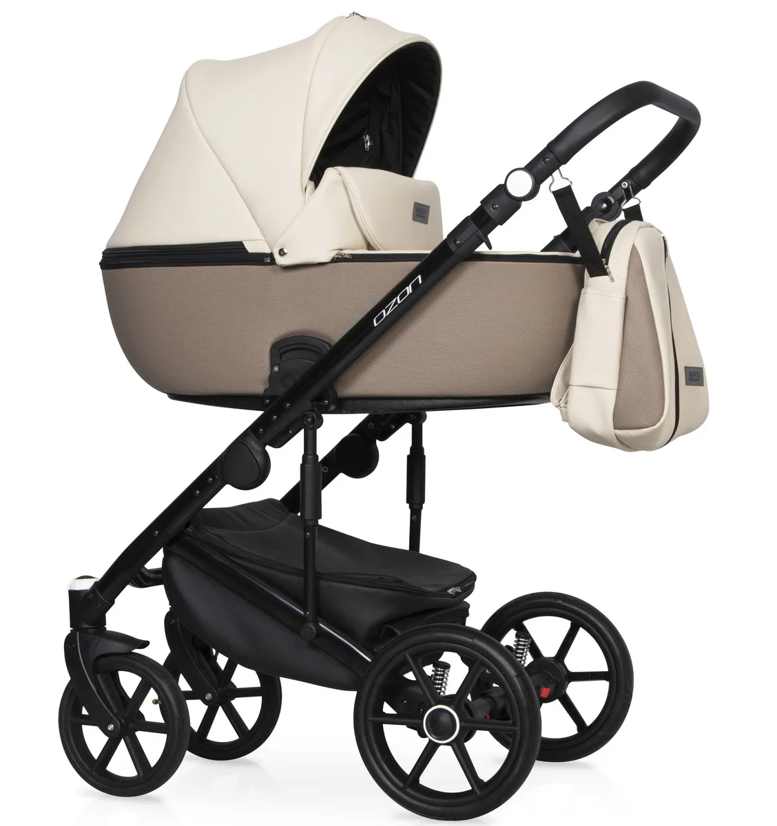 Коляска 2 в 1 RIKO BASIC OZON Ecco 25 слоновая кость-бежевый 518r62fay8lodxybo69mqjuz51gldkn1