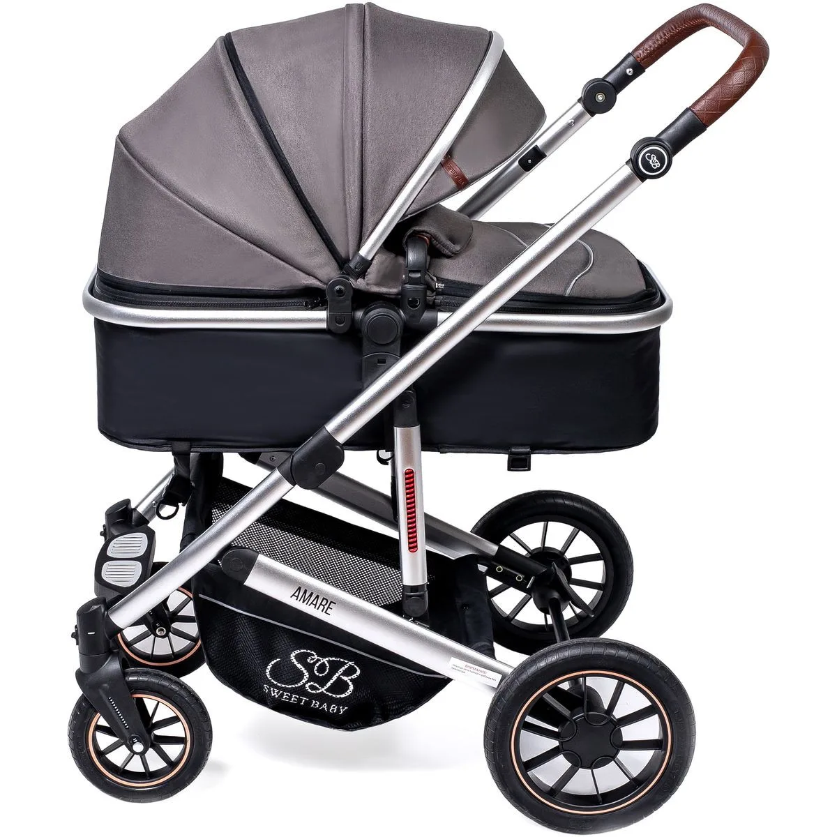 Детская коляска Sweet Baby Amare 3 в 1 Brown i998onjhpk3ur9x8ob1kez03evc9eup7