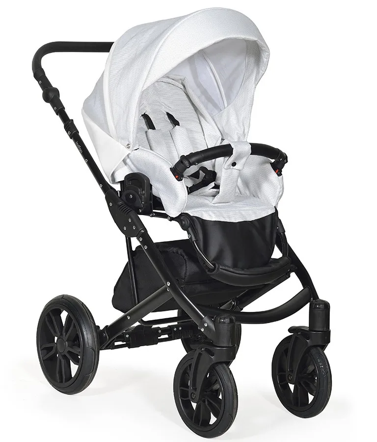 Коляска 2 в 1 Indigo MIO белая кожа+белый узор 5fre0tglbm0wucvk4mditkdwsfe2thi5