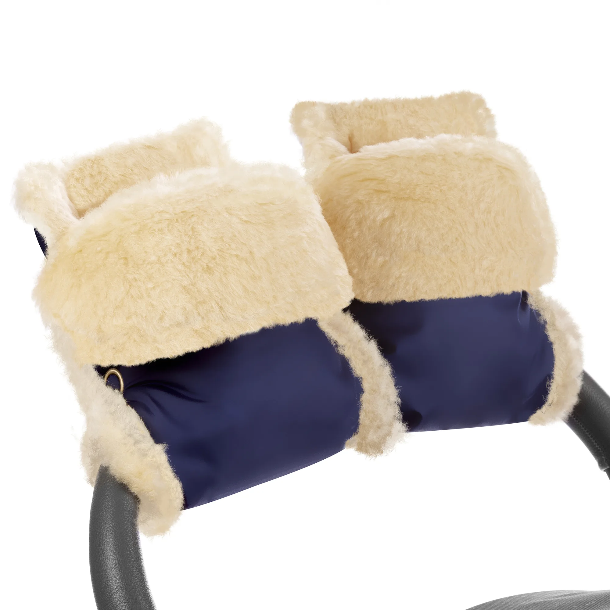 Муфта-рукавички для коляски Esspero Oskar (Натуральная шерсть) Navy 4796b45c8249784f73429c9890106c37