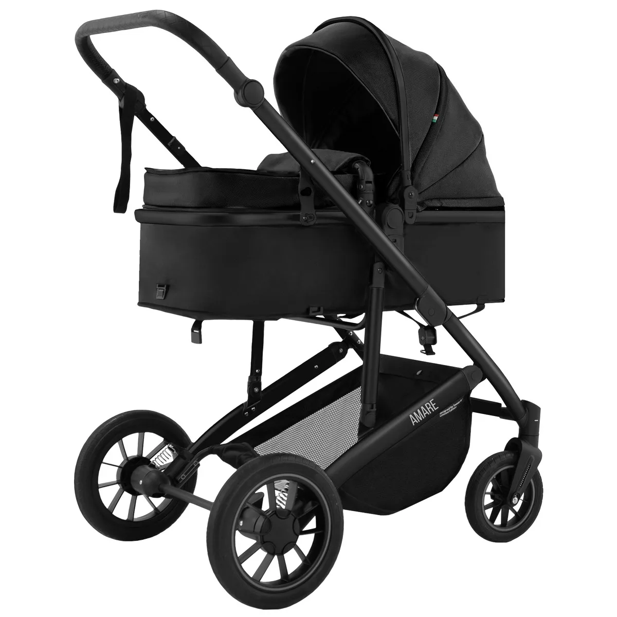 Коляска-трансформер 2 в 1 Sweet Baby Amare GL Black 51dkybwjr2zbfgtcm9zjuamnv77222q2