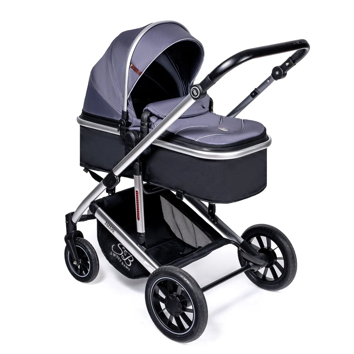 Детская коляска Sweet Baby Amare 3 в 1 Grey k3z0skvcksqcz47dtthqvjfo96lvg906