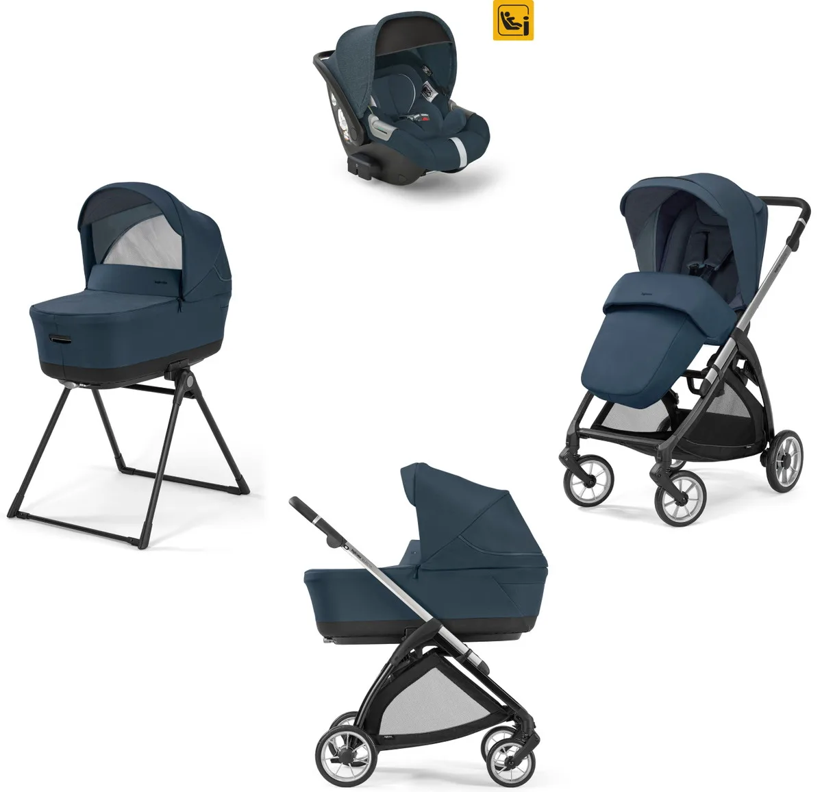 Коляска 3 в 1 Inglesina Electa (DRW I-Size) с подставкой под люльку Standup Hudson Blue t67puqxczoccvf7fbp0t3p2wa4t0uc8y